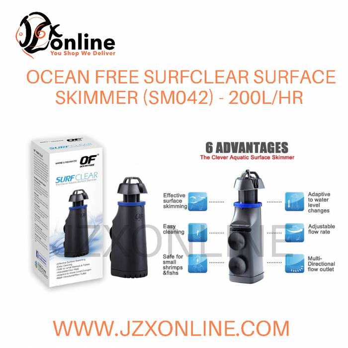 OCEAN FREE SurfClear Surface Skimmer - 200L/Hr (SM042)