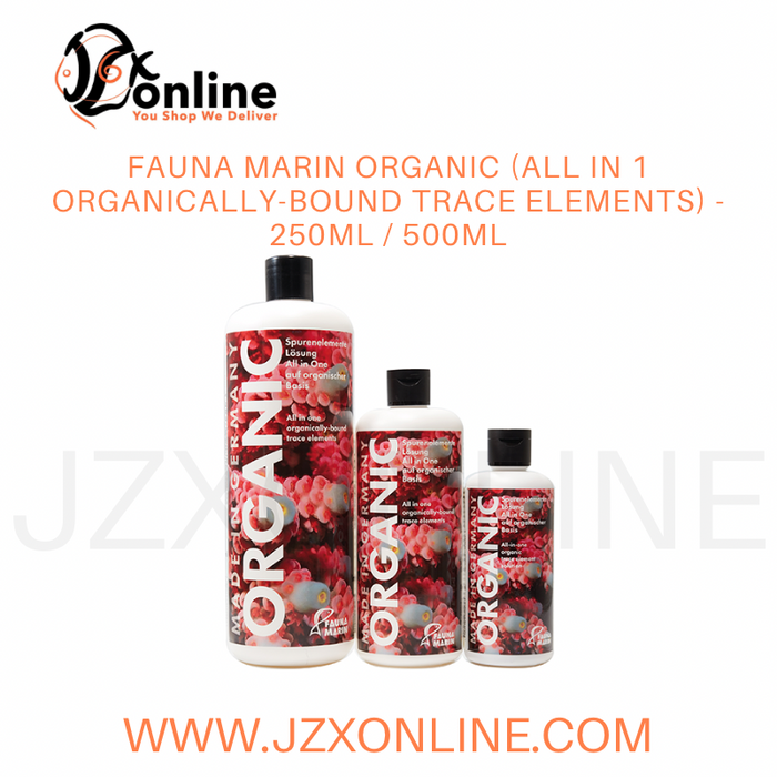 FAUNA MARIN Organic (All in 1 Organically-bound Trace Elements) - 250ml / 500ml