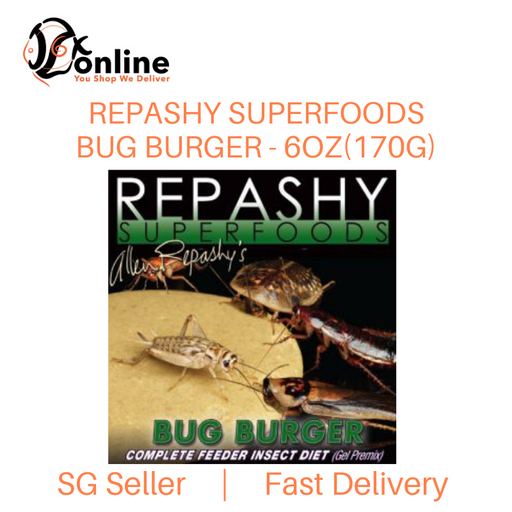 **Expiry Dec 2023** REPASHY SuperFood Bug Burger 6oz - Feeder Insect Diet