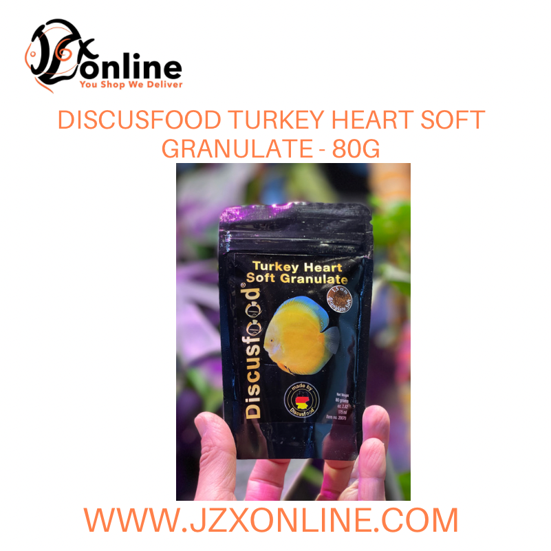 DISCUSFOOD Turkey Heart Soft Granulate - 80g