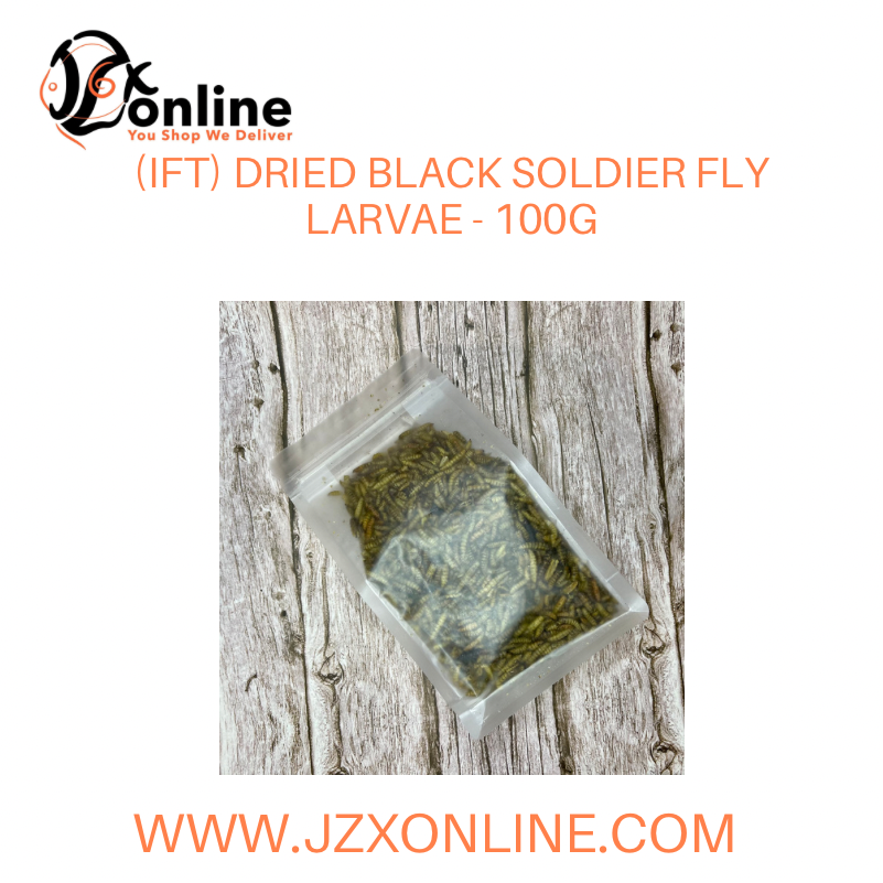 (IFT) Dried Black Soldier Fly Larvae - 100g