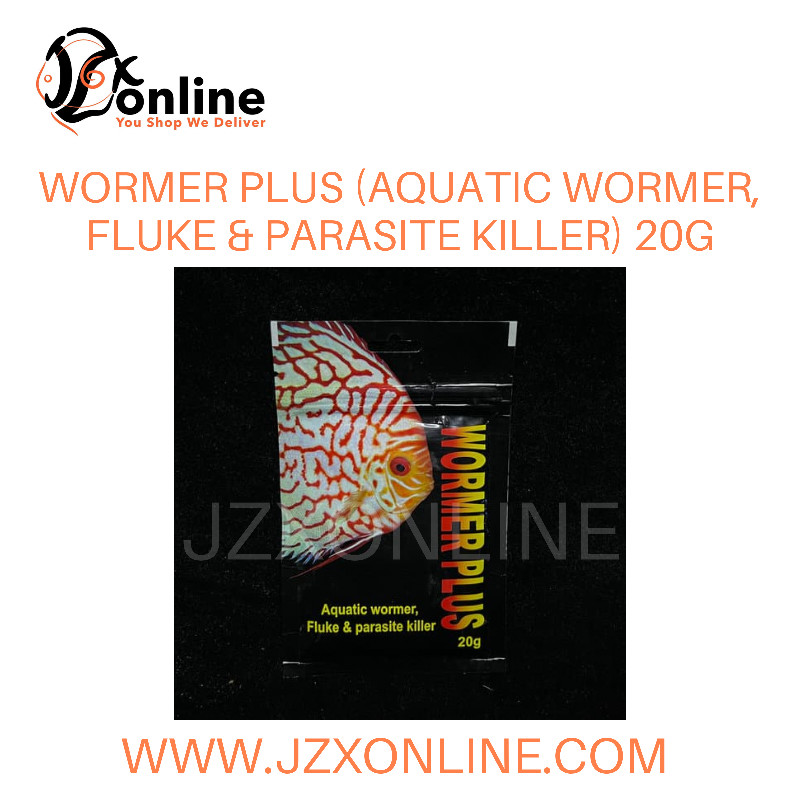 WORMER PLUS 20g (For Tropical Fish Flukes & Parasite)