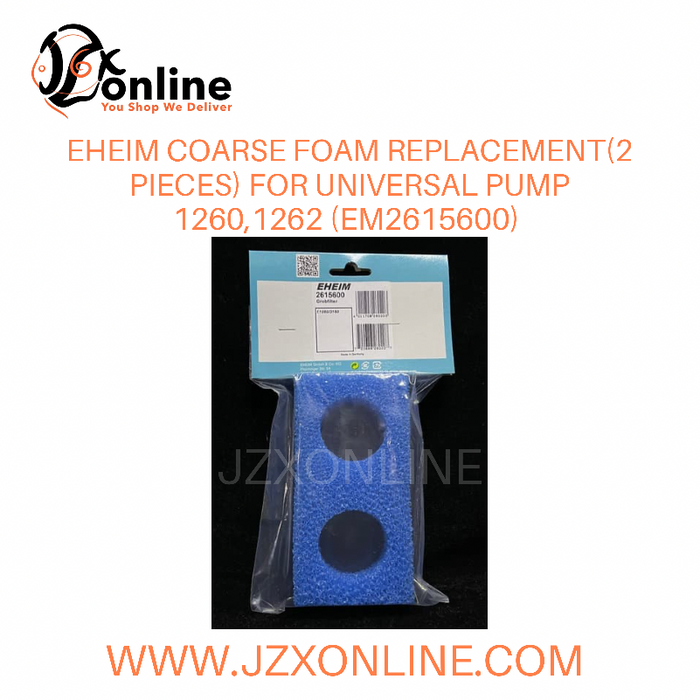 EHEIM Coarse Foam Replacement (2 Pieces) For Universal Pump 1260, 1262 (EM2615600)