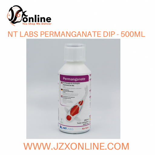 NT LABS Permanganate Dip (Treats Fish lice, leeches, parasites and ulcers) - 500ml