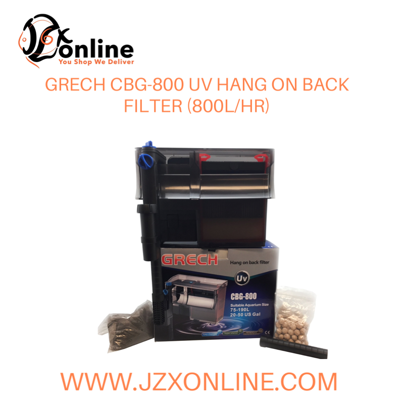 GRECH CBG-800 Hang On Back Filter with UV Function
