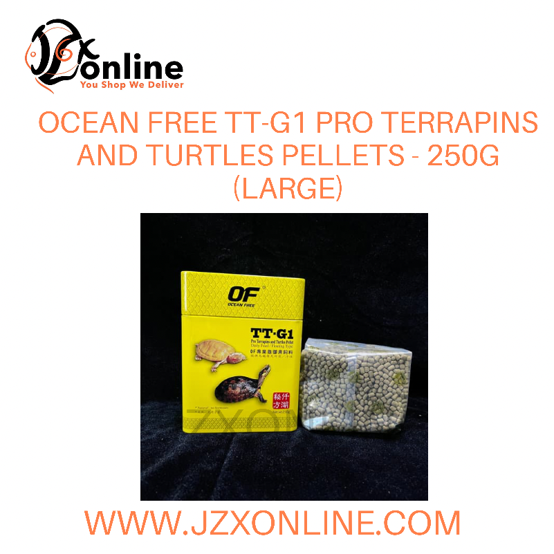 OCEAN FREE PRO SERIES TT-G1 (Pro Terrapins & Turtles Pellet) (Large) - 250g
