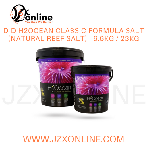 D-D H2Ocean Classic Formula Salt (Natural Reef Salt) - 6.6kg / 23kg