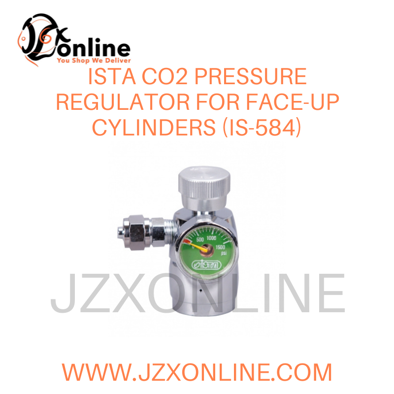 ISTA CO2 Pressure Regulator For Face-Up Cylinders (IS-584)