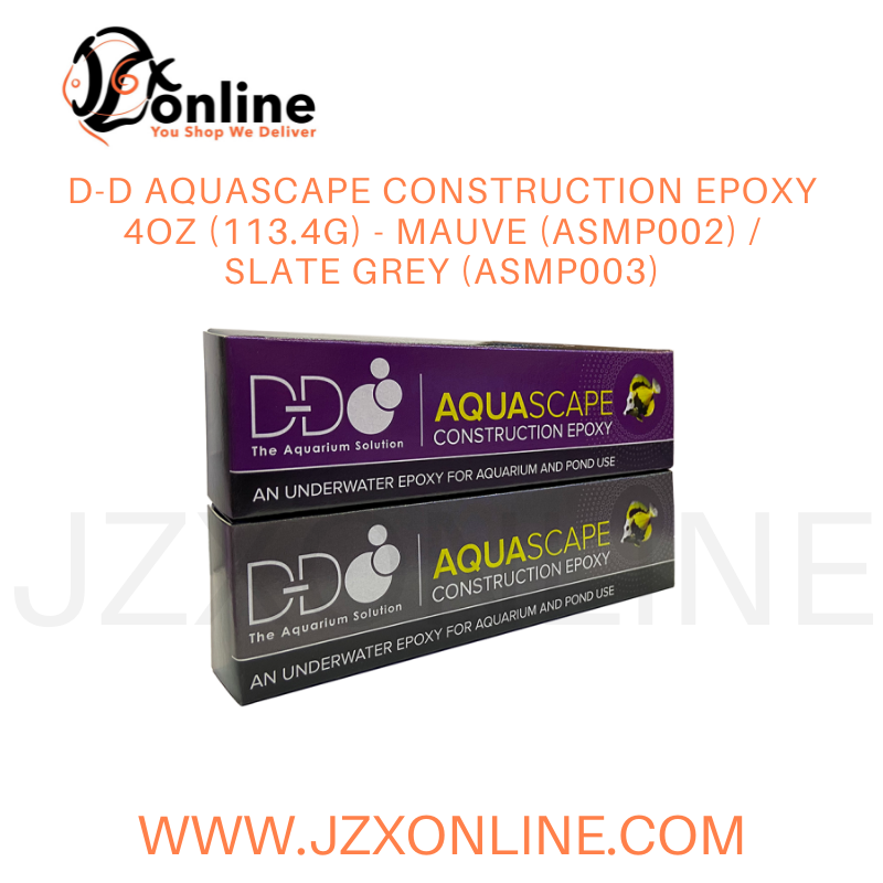 D-D Aquascape Construction Epoxy 4oz (113.4g) - Mauve (ASMP002) / Slate Grey (ASMP003)