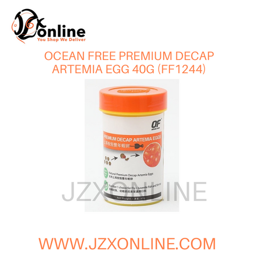 OCEAN FREE Premium Decap Artemia Egg(Feed directly! No hatching required!) - 40g (FF1244)