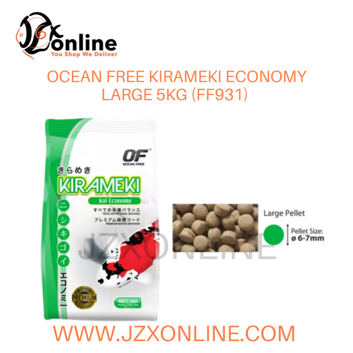 OCEAN FREE Kirameki Economy Koi Food (Floating) 5kg