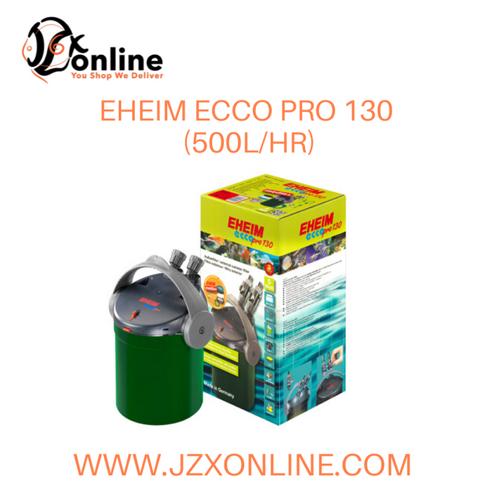 EHEIM ecco pro 130 (500L/Hr) (EM2032020) - Canister Filter (Media inclusive!)