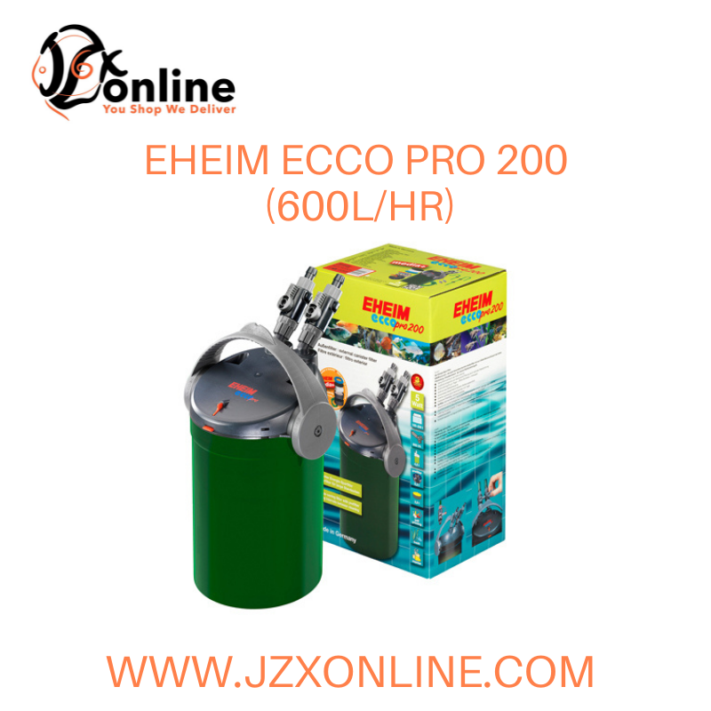 EHEIM ecco pro 200 (600L/Hr) (EM2034020) - Canister Filter (Media inclusive!)