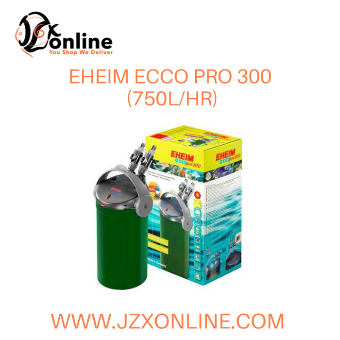 EHEIM ecco pro 300 (750L/Hr) (EM2036020) - Canister Filter (Media inclusive!)