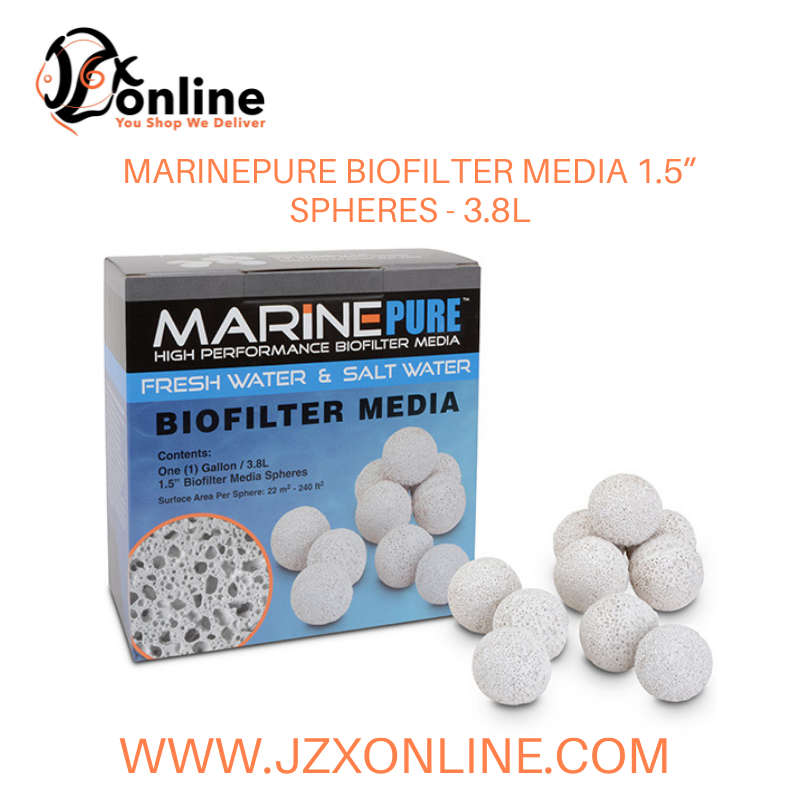 MARINEPURE Biofilter Media (Spheres) - 3.8L