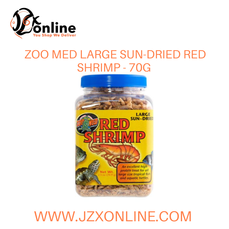 ZOO MED Large Sun-Dried Red Shrimp - 70g (ZMZM161)