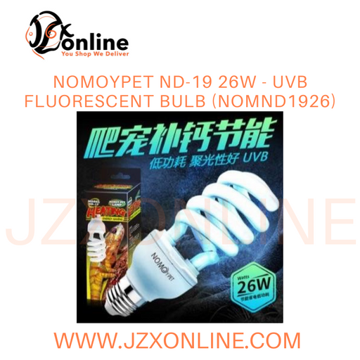 NOMOYPET ND-19 26W - UVB Fluorescent Bulb (NOMND1926)
