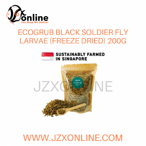 ECOGRUB Black Soldier Fly Larvae (Freeze Dried) - 200g (ECOG970)