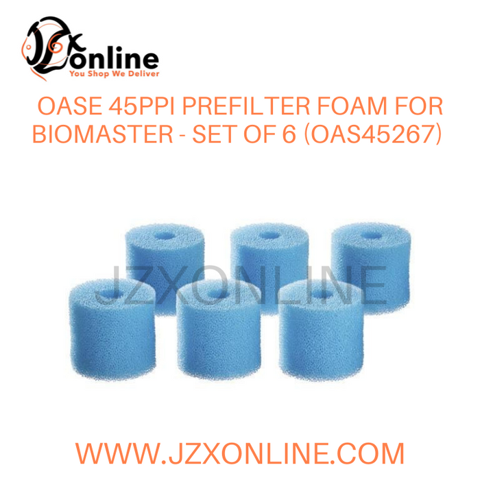 OASE 45 ppi Prefilter Foam For Biomaster - Set of 6