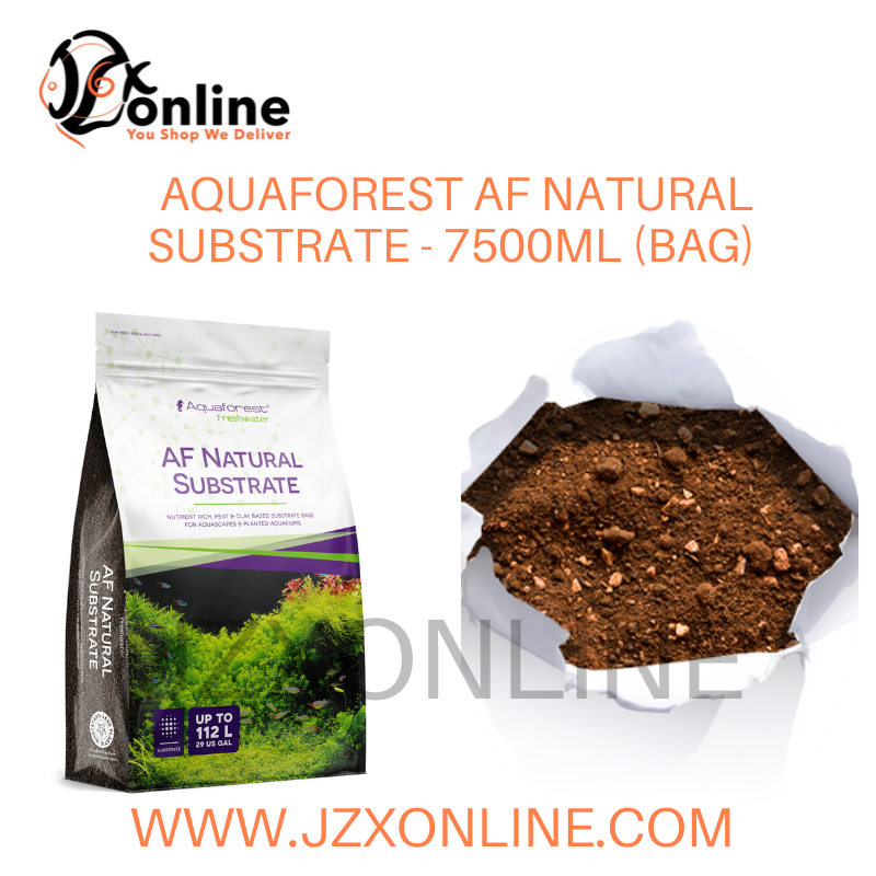 AQUAFOREST Natural Substrate - 7500ml (NUTRIENT RICH, PEAT & CLAY BASED SUBSTRATE BASE FOR AQUASCAPES & PLANTED AQUARIUMS.)