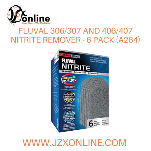 FLUVAL 306/307 and 406/407 Nitrite Remover - 6 pack (A264)
