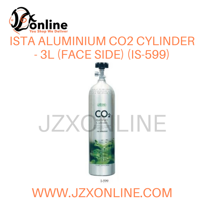 ISTA Aluminium CO2 Cylinder (Face Side) - 1L/2L/3L