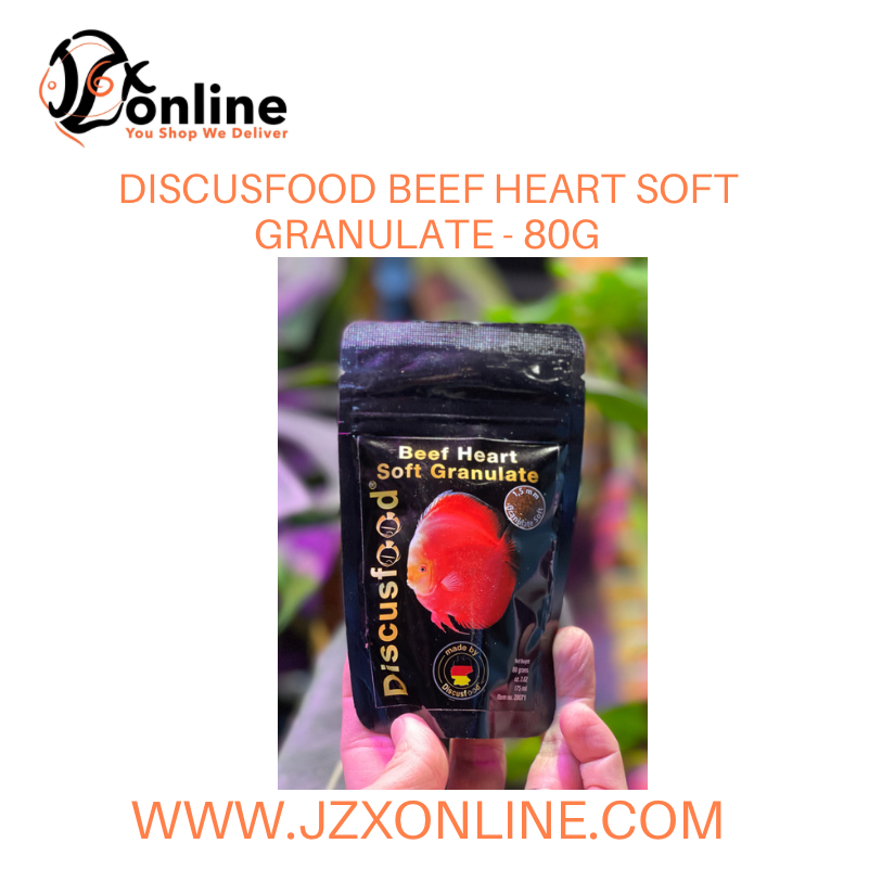 DISCUSFOOD Beef Heart Soft Granulate 80g —