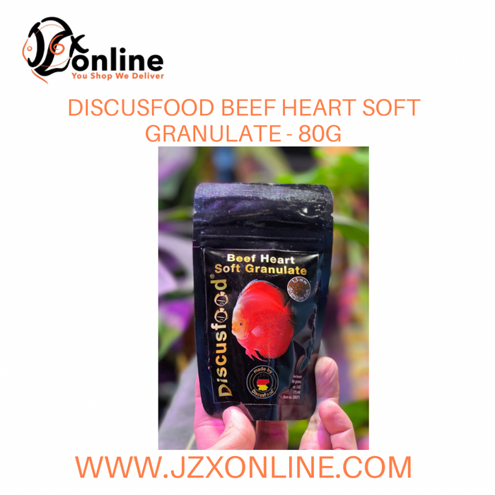 DISCUSFOOD Beef Heart Soft Granulate - 80g
