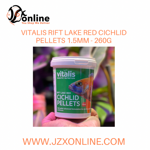 VITALIS Rift Lake Red Cichlid Pellets (1.5mm) - 260g