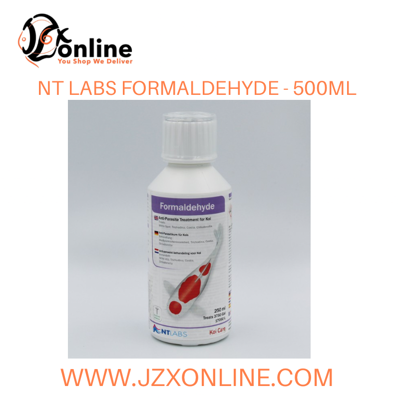 NT LABS Formaldehyde (Treats White spot, Trichodina, Costia and Chilodonella) - 500ml