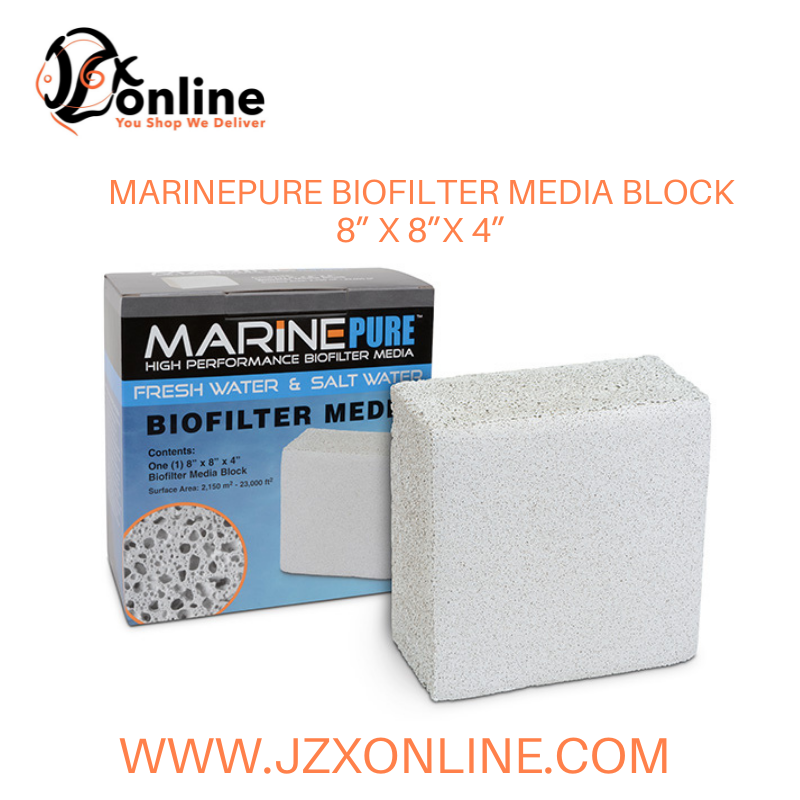 MARINEPURE Biofilter Media (8"x 8" x 4" Block)