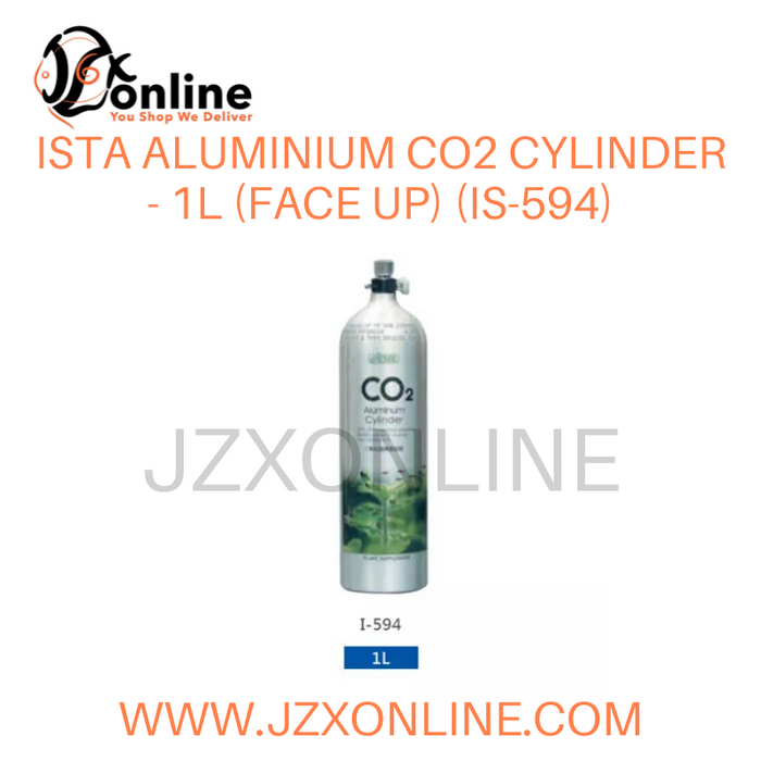 ISTA Aluminium CO2 Cylinder (Face Up) - 1L/2L/3L