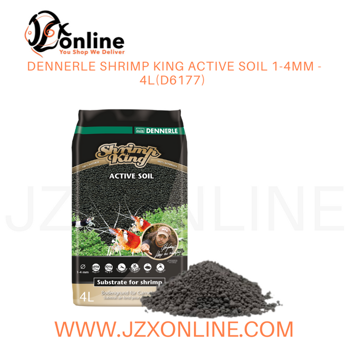 DENNERLE Shrimp King Active Soil 1-4mm - 4L(D6177) / 8L(D6178)
