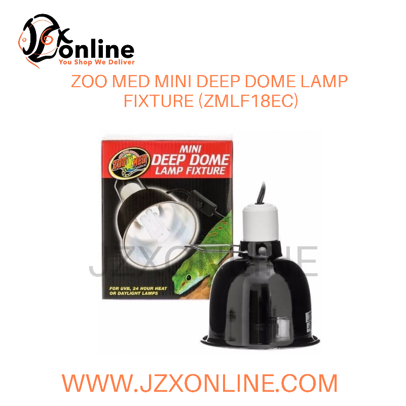 ZOO MED Mini Deep Dome Lamp Fixture (ZMLF18EC)