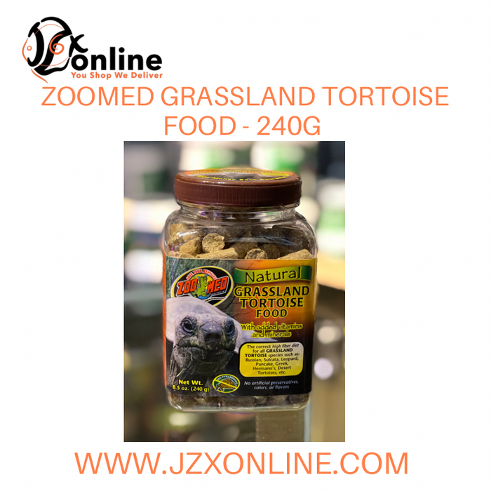 ZOO MED Natural Grassland Tortoise Food - 240g (ZMZM130)