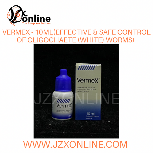 VERMEX (Effective And Safe Control Of Oligochaeta (White) Worms) - 10ml (VX001)