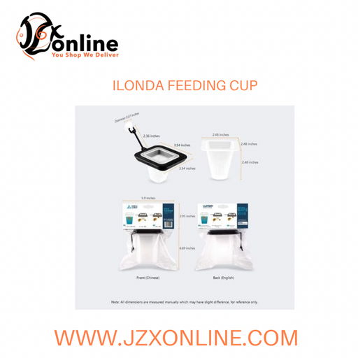 iLONDA Floating Blood Worm Feeding Cup