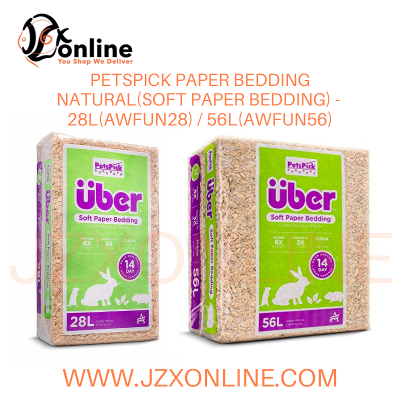 PETSPICK Paper Bedding Natural (Soft Paper Bedding) - 28L(AWFUN28) / 56L(AWFUN56)
