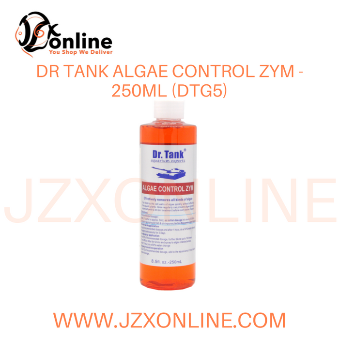 Dr TANK Algae Control ZYM 250ml - Effectively removes all kinds of algae! (DTG5)