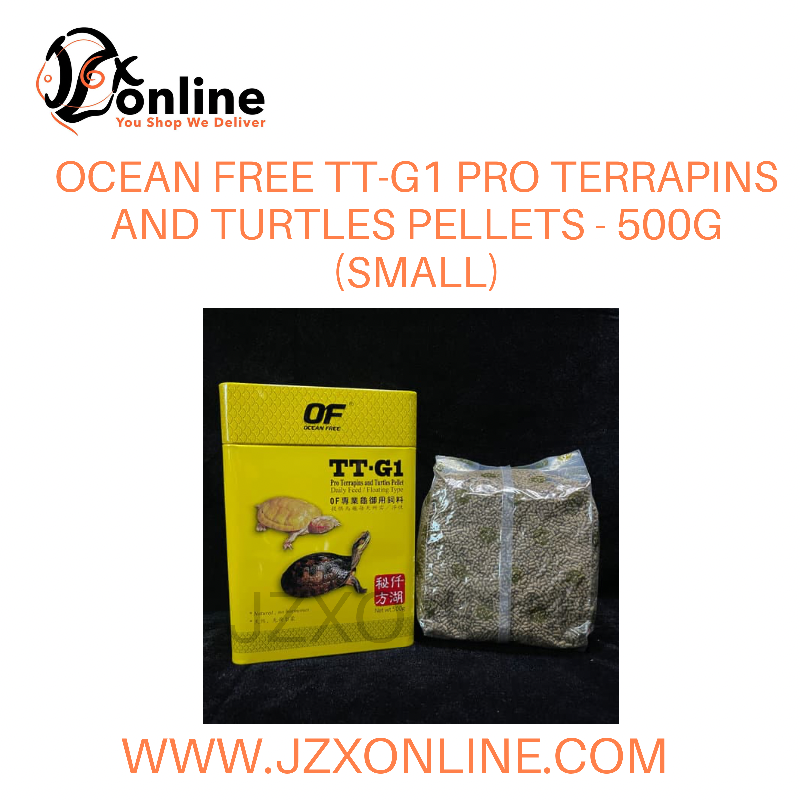 OCEAN FREE PRO SERIES TT-G1 (Pro Terrapins & Turtles Pellet) (Small) - 500g