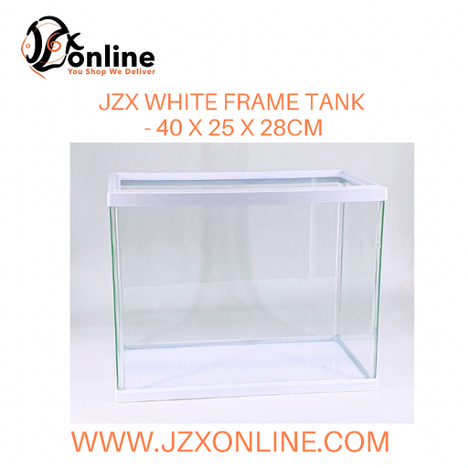 JZX White Frame Tank Large (40 x 25 x 28cm)