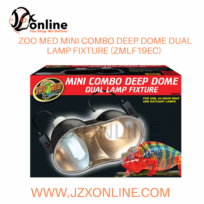 ZOO MED Mini Combo Deep Dome Lamp Fixture (ZMLF19EC)