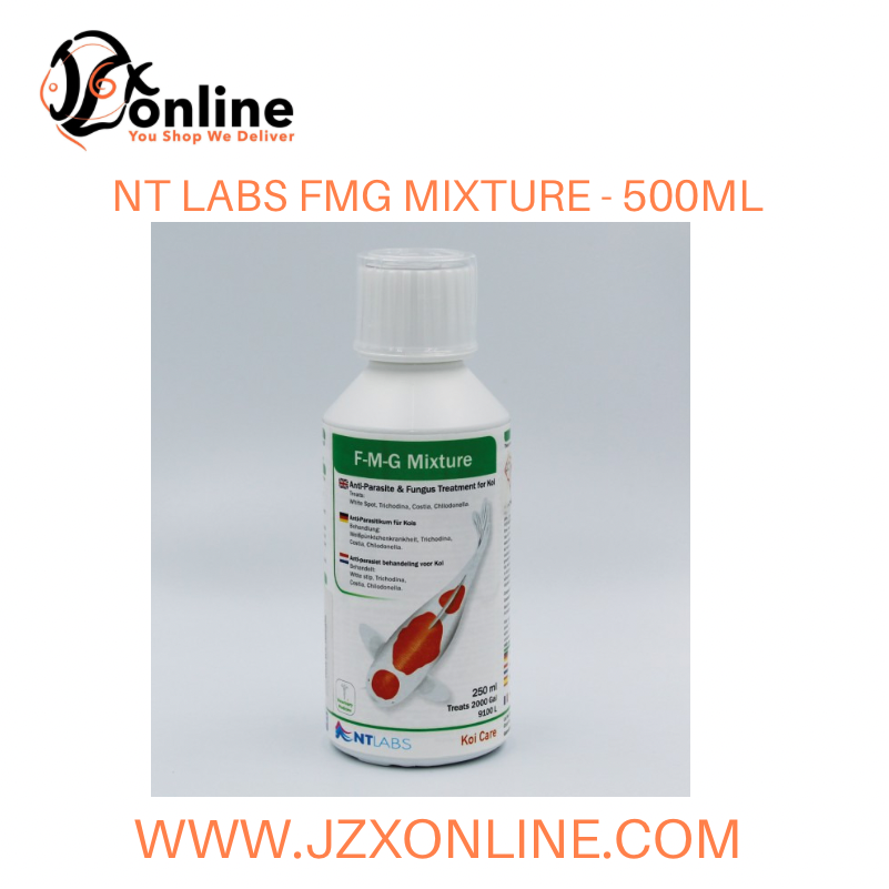 NT LABS FMG Mixture (Treats White spot, Trichodina, Costia and Chilodonella) - 500ml