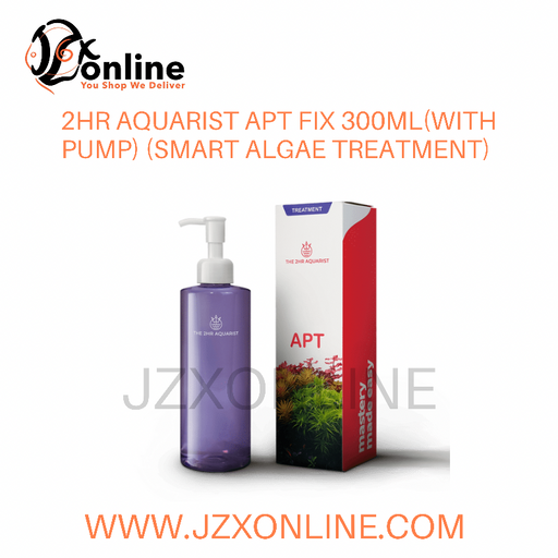 2HR AQUARIST APT FIX (With Pipette)- 300ml (Treats BBS,BGA, Hair & Filamentous Algae)