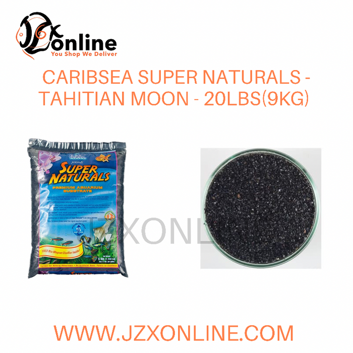 CARIBSEA Super Naturals - Tahitian Moon Black Sand - 20lbs (9kg)