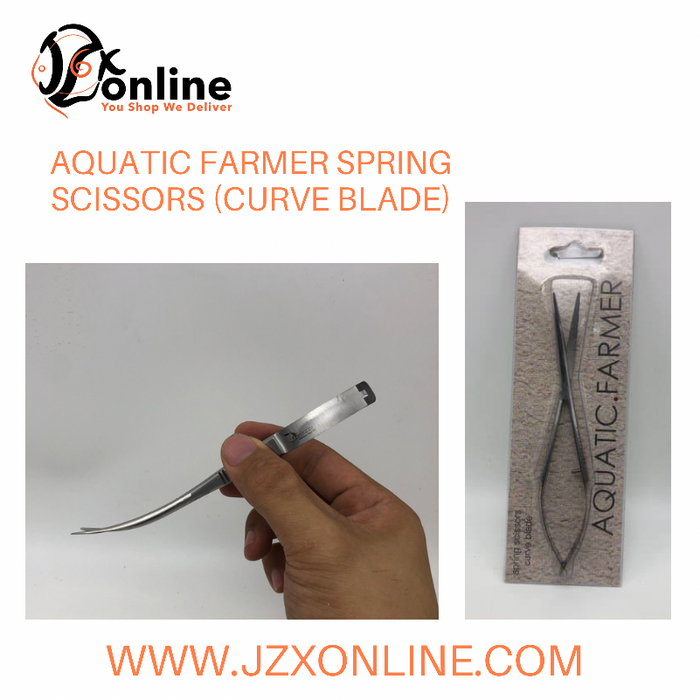 AQUATIC FARMER Spring Scissors Curve Blade