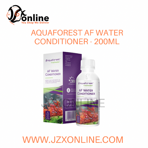 AQUAFOREST AF Water Conditioner - 200ml (INSTANTLY NEUTRALIZES HARMFUL CHLORINE IN TAP WATER AND MAKES IT SAFE FOR AQUARIUM USE)