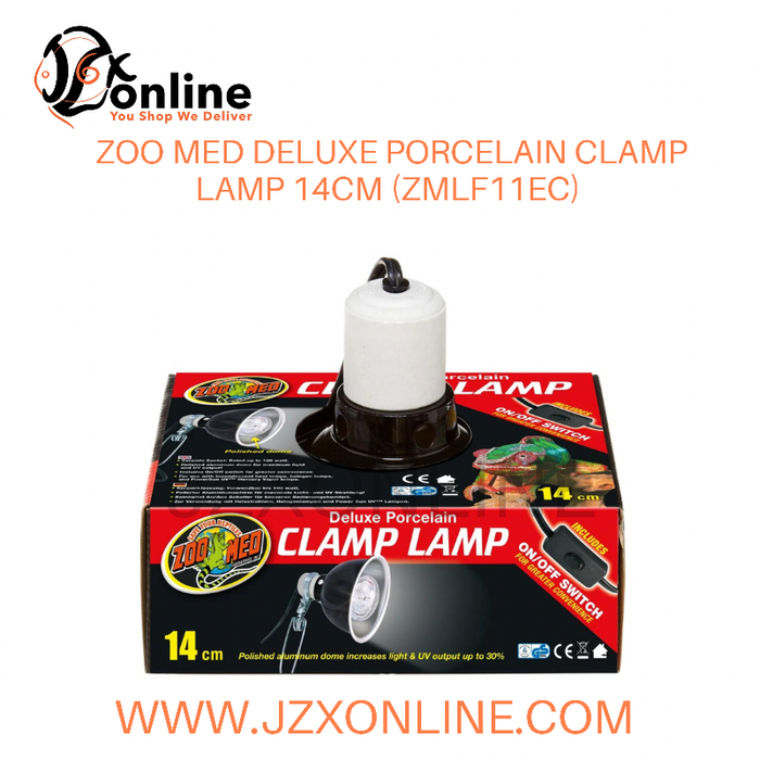 ZOO MED Deluxe Porcelain Clamp Lamp 14cm (ZMLF11EC)