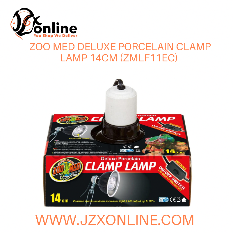 ZOO MED Deluxe Porcelain Clamp Lamp 14cm (ZMLF11EC)