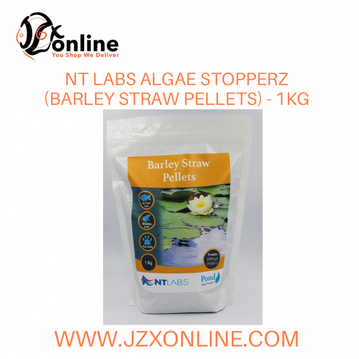 NT LABS Algae Stopperz (Barley Straw Pellets) - 1kgNT LABS Algae Stopperz (Barley Straw Pellets) - 1kg **control green algae and blanket weed in your pond naturally**